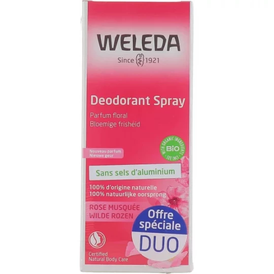 Weleda Duo Déodorant à la Rose Spray - image 2