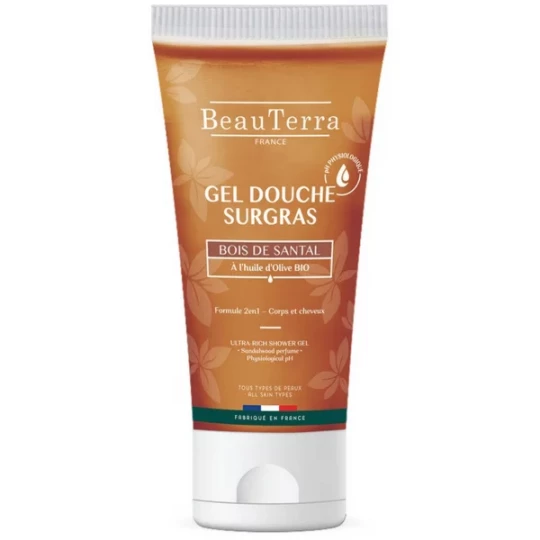 BeauTerra Gel Douche Santal 100 ml