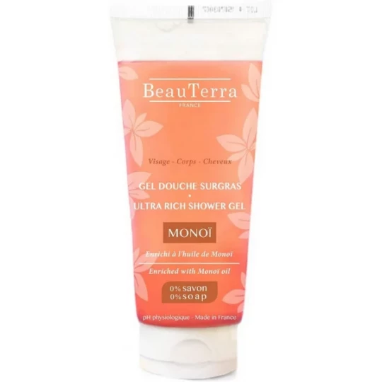 BeauTerra Gel Douche Surgras Monoï 100 ml