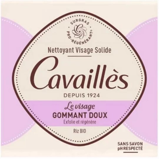 Rogé Cavaillès Visage Gommant Doux Riz Bio Savon 70 g