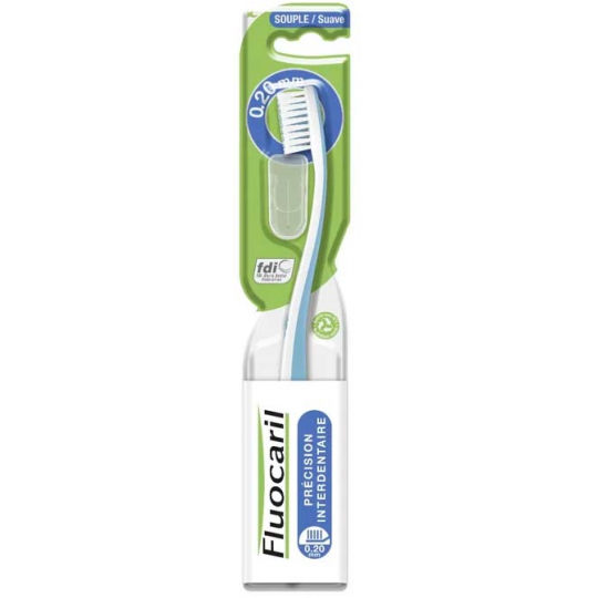 Fluocaril Brosse à Dents Violette Précision Interdentaire 20/100 - image 2