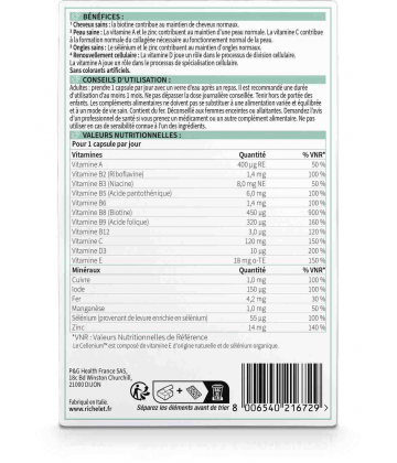 Richelet Cheveux Peaux Ongles Capsules
