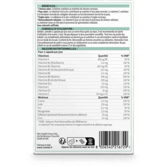 Richelet Cheveux Peaux Ongles Capsules - image 11