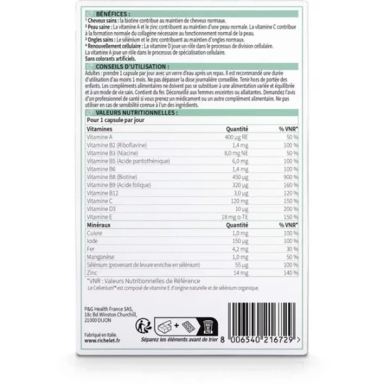 Richelet Cheveux Peaux Ongles Capsules - image 20