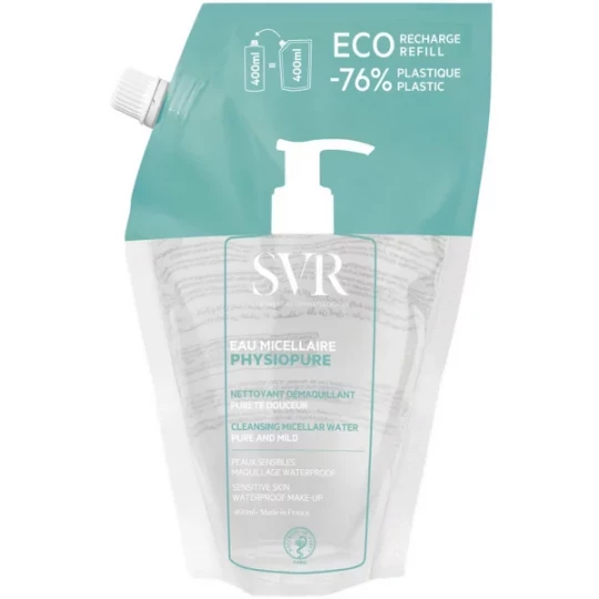 SVR Physiopure Eau Micellaire Éco-Recharge 400 ml