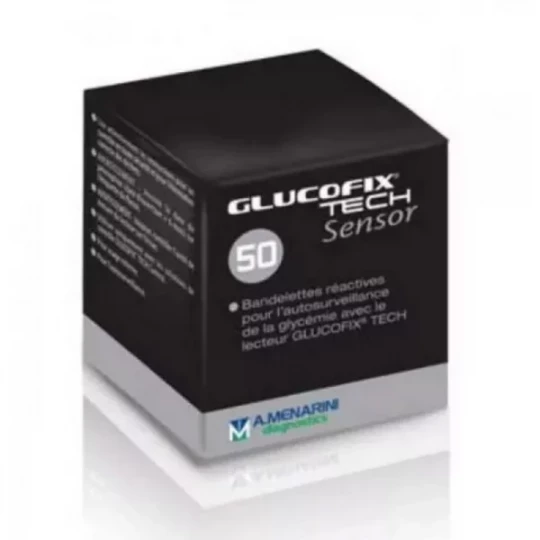 Glucofix Tech Sensor Bandelettes Réactives x 50