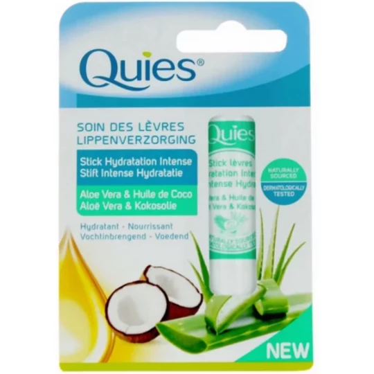 Quies Stick à Lèvres Aloe Vera et Huile de Coco 4,5 g