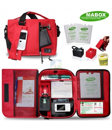 Mabox Malette Diabétique Rouge