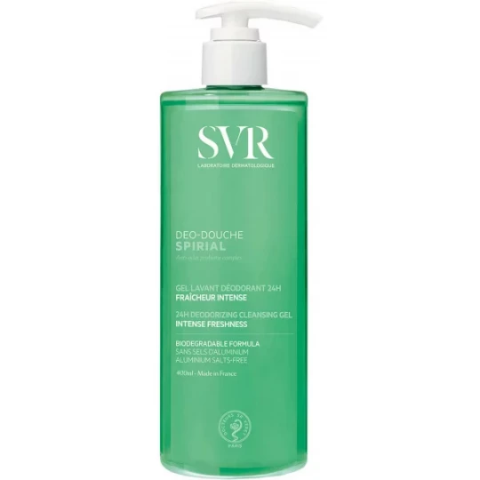 SVR Spirial Déo Douche Gel 400 ml
