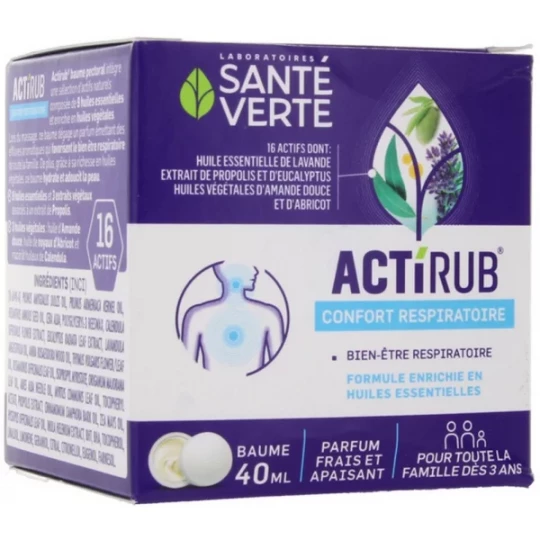 Santé Verte Actirub Baume Pectoral 40 ml