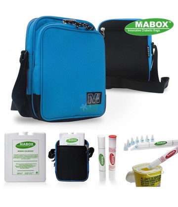 Mabox Pochette Diabétique Bleue