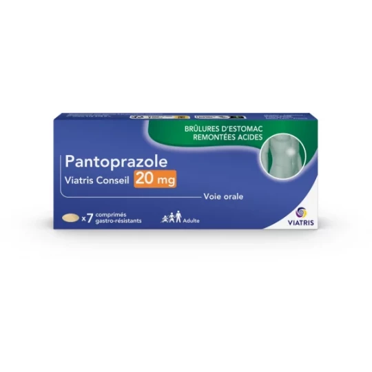 Mylan Viatris Conseil Pantoprazole 20 mg comprimés