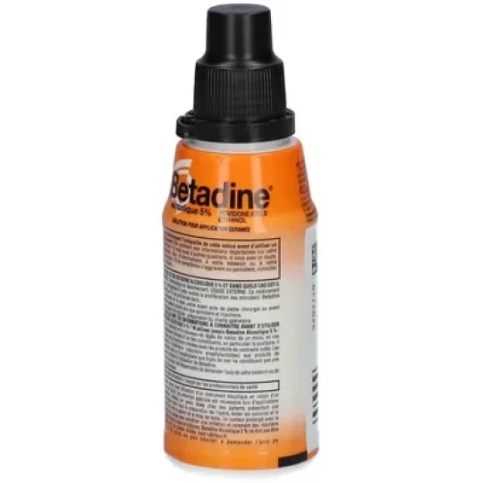 Bétadine Alcoolique 5% Solution Antiseptique 125 ml - image 3