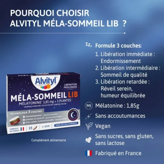 Alvityl Mela-Sommeil LIB Comprimés - image 4