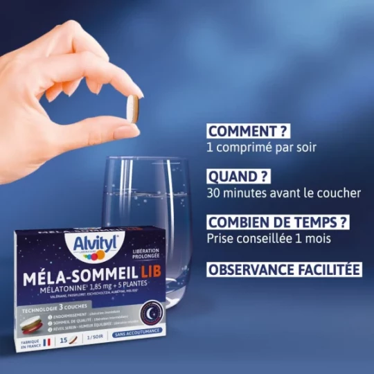 Alvityl Mela-Sommeil LIB Comprimés - image 5