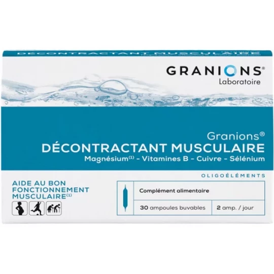 Granions Décontractant Musculaire Ampoules