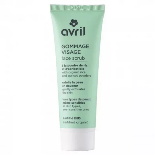 Avril Gommage Visage Bio 50 ml
