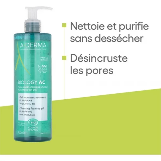 A-Derma Biology AC Gel Moussant Nettoyant Purifiant - image 9
