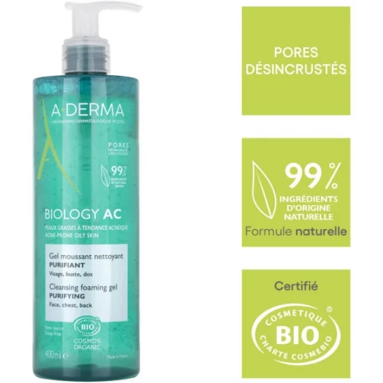 A-Derma Biology AC Gel Moussant Nettoyant Purifiant - image 11