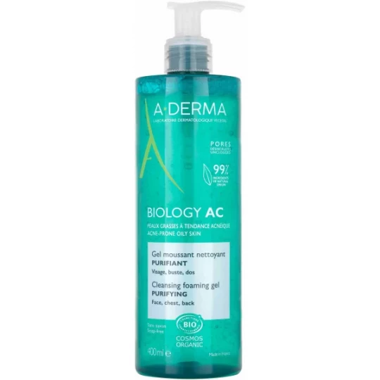 A-Derma Biology AC Gel Moussant Nettoyant Purifiant