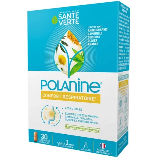 Santé Verte Polanine Confort Respiratoire Comprimés x 30