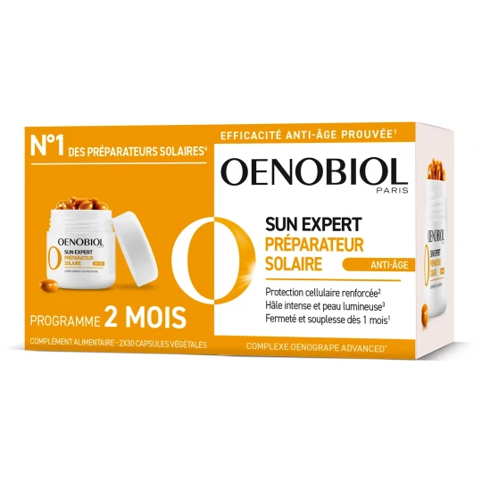 Oenobiol Sun Expert Préparateur Solaire Anti-Âge