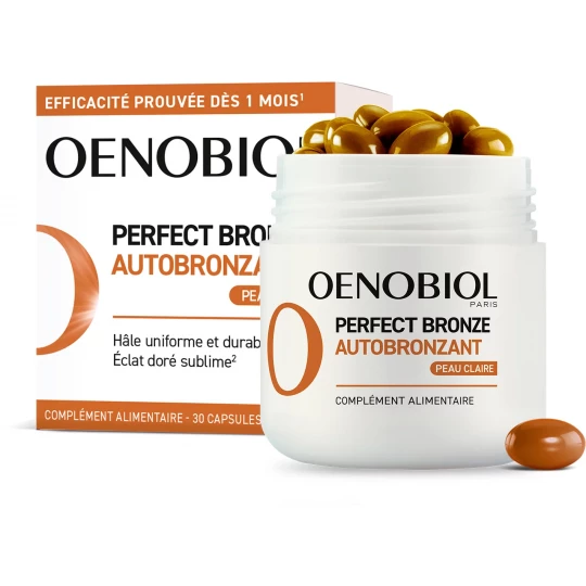 Oenobiol Perfect Bronze Autobronzant Peau Claire Capsules - image 3