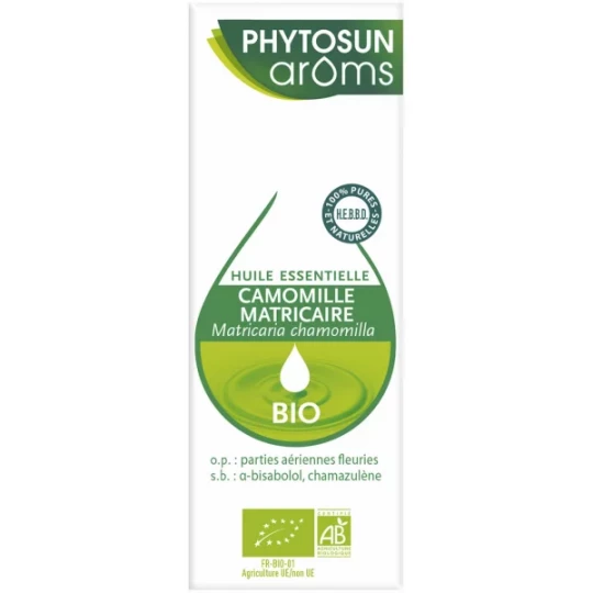 Phytosun Arôms Huile Essentielle Bio Camomille Matricaire 5 ml