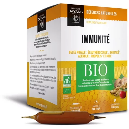 Dayang Immunité Bio Ampoules x 20