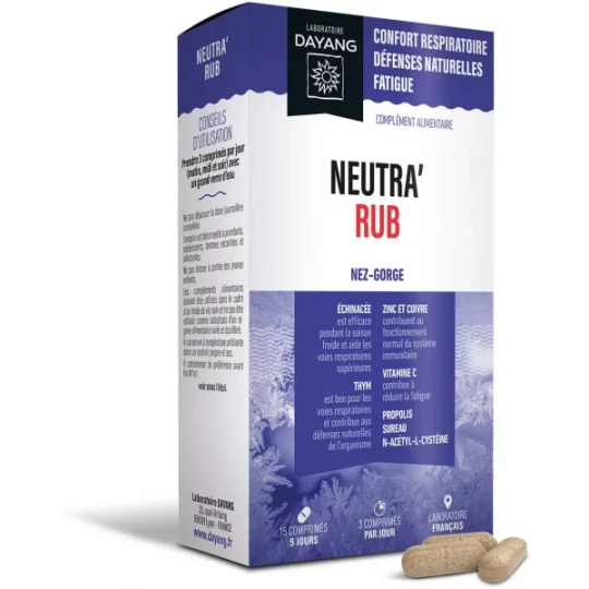 Dayang Neutra Rub Comprimés x 15