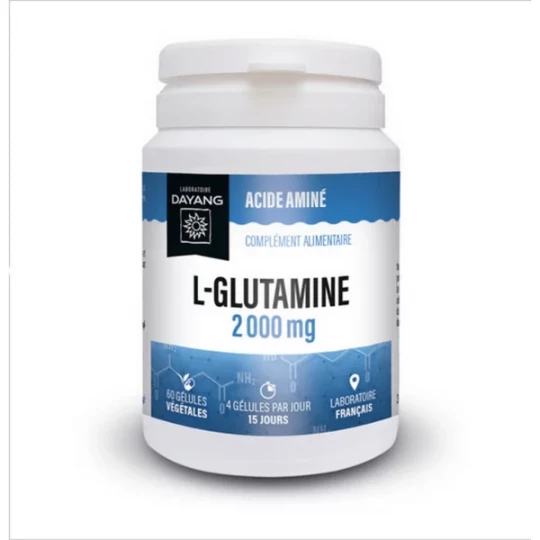 Dayang L-Glutamine 200mg Gélules Végétales x 60