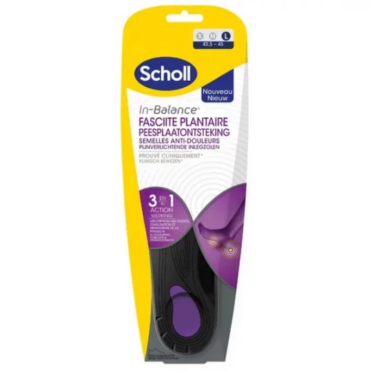 Scholl Semelles In-Balance Anti-Douleurs Fasciite - image 2