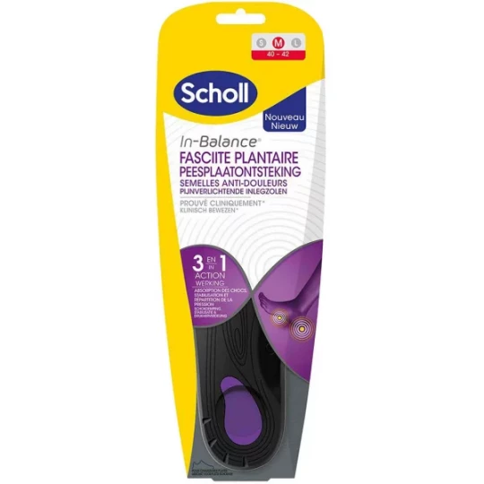 Scholl Semelles In-Balance Anti-Douleurs Fasciite - image 3