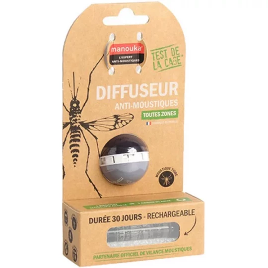 Manouka Diffuseur Anti-Moustiques Toutes Zones
