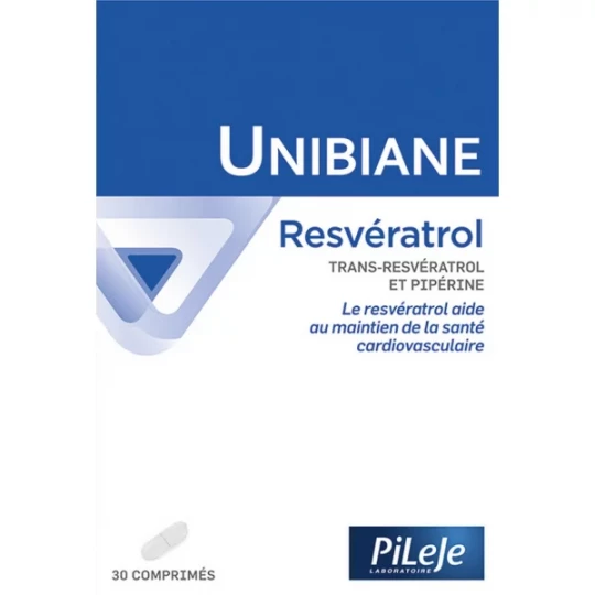 PiLeJe Unibiane Resvératrol Comprimés x 30