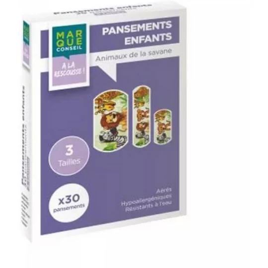 Marque Conseil Pansements Enfants x 30