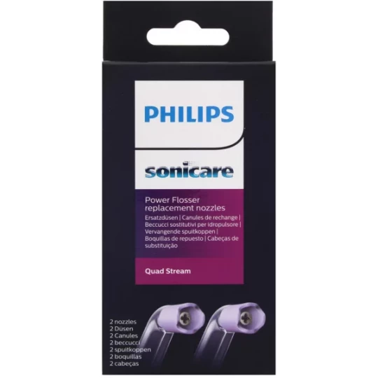 Philips Sonicare Power Flosser Quad Stream Canules de Rechange x 2