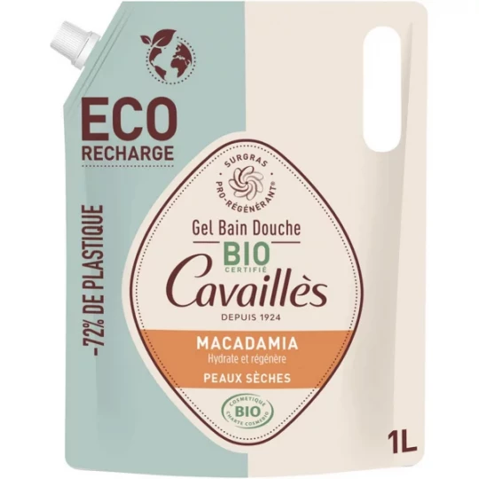 Rogé Cavaillès Gel Bain Douche Macadamia Recharge 1 L