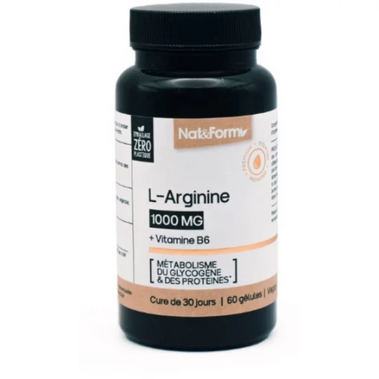 Nat&Form L-Arginine Gélules x 60