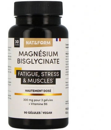 Nat&Form Bisglycinate de Magnésium x 90
