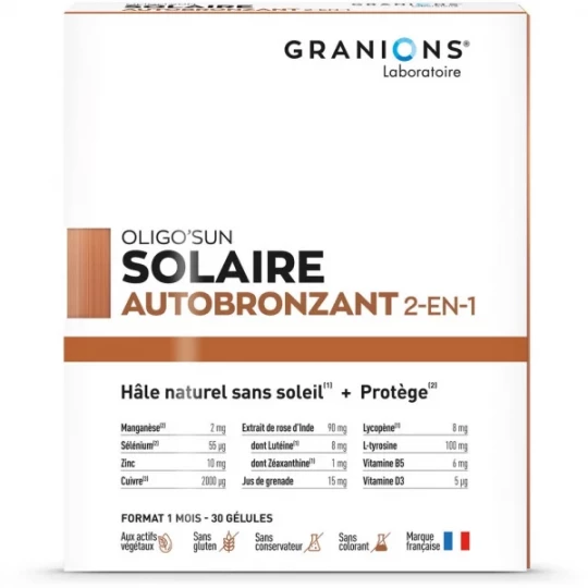 Granions Oligo'Sun Autobronzant 2 en 1