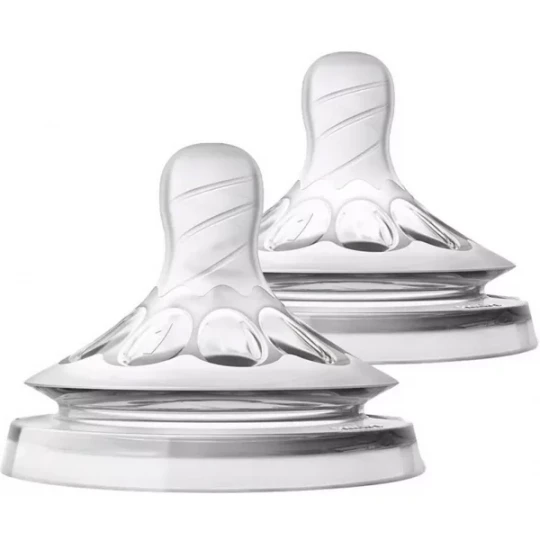 Philips Avent Tétines Natural à Réponse Naturelle Débit x 2