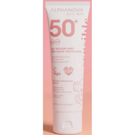 Alphanova Bébé Lait Solaire SPF50+ 50 ml