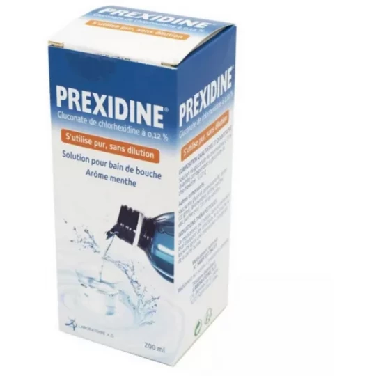 Prexidine 0,12% Bain de bouche 200 ml