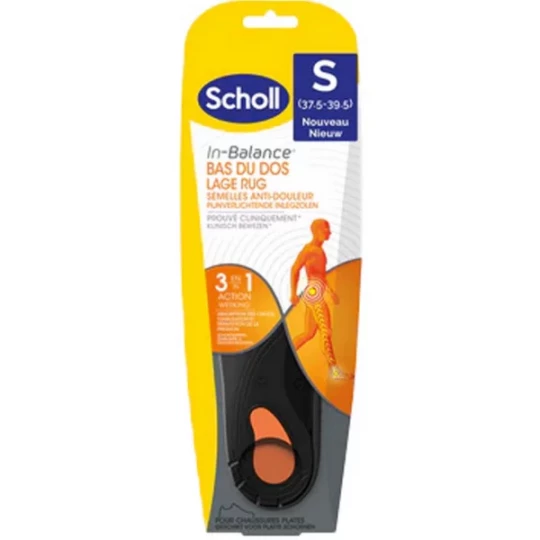 Scholl Semelle In-Balance Bas Du Dos