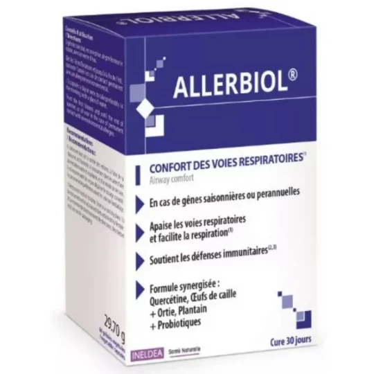 AllerBiol Confort Voies Respiratoires Gélules x 60