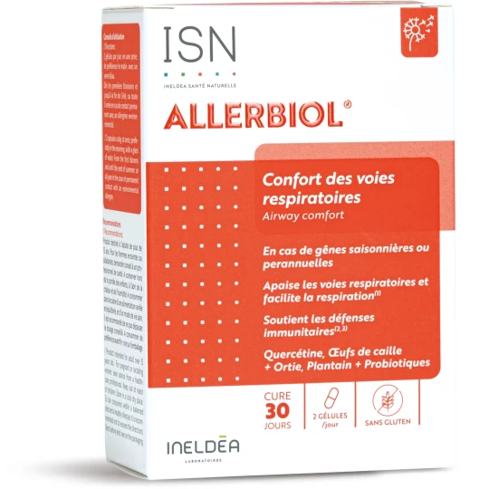 AllerBiol Confort Voies Respiratoires Gélules x 60