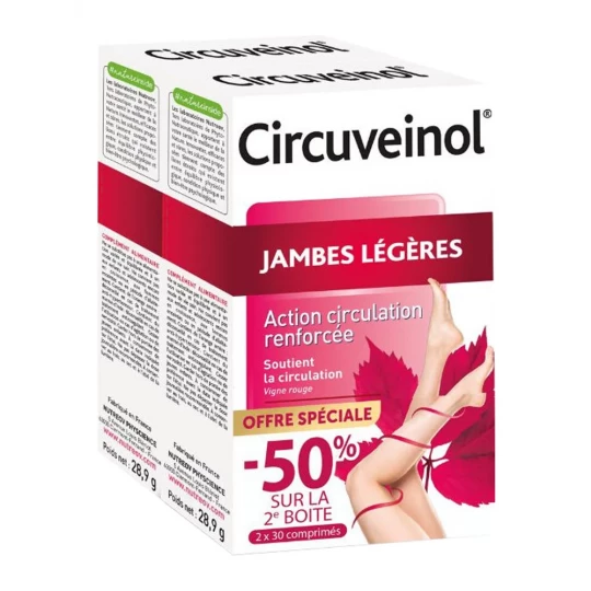 Circuveinol Jambes Légères Action Circulation Renforcée Comprimés - image 3