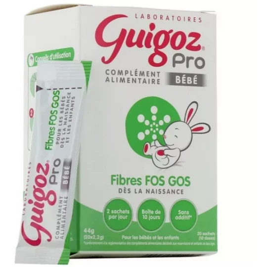 Guigoz Pro Fibres FOS GOS Sachets x 20
