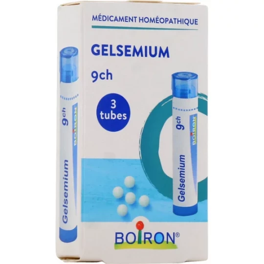 Boiron Homeopack Gelsemium 9CH Tubes Granules x 3